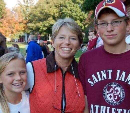 With Mother And Brother